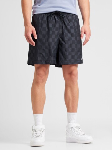 Nike Sportswear Štandardný strih Nohavice 'CLUB' - Čierna: predná strana