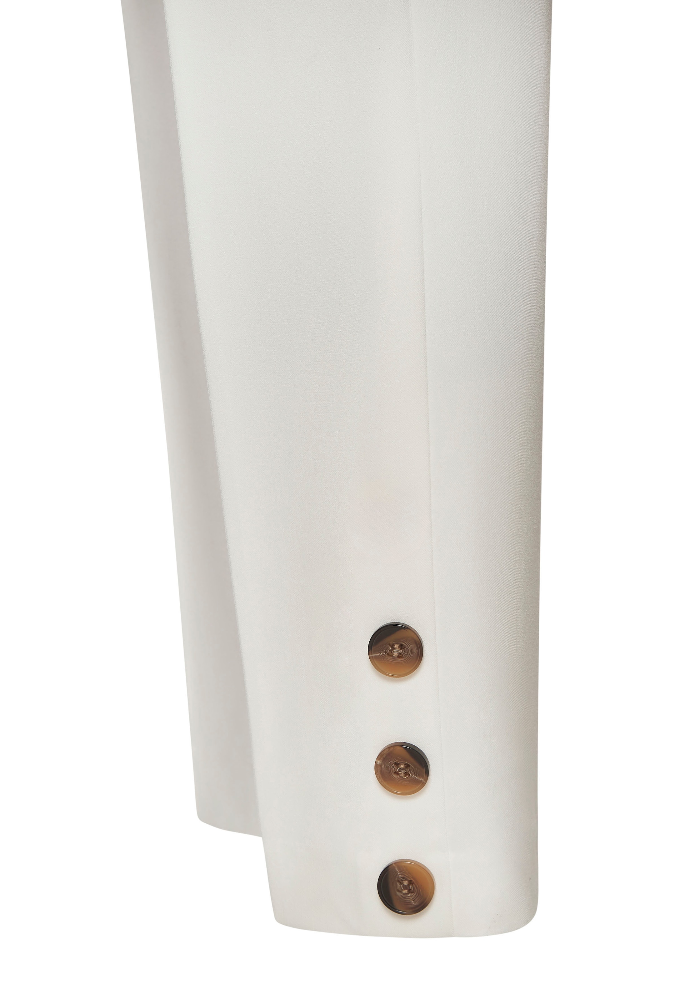 LASCANA Slimfit Bukser med fals i hvid