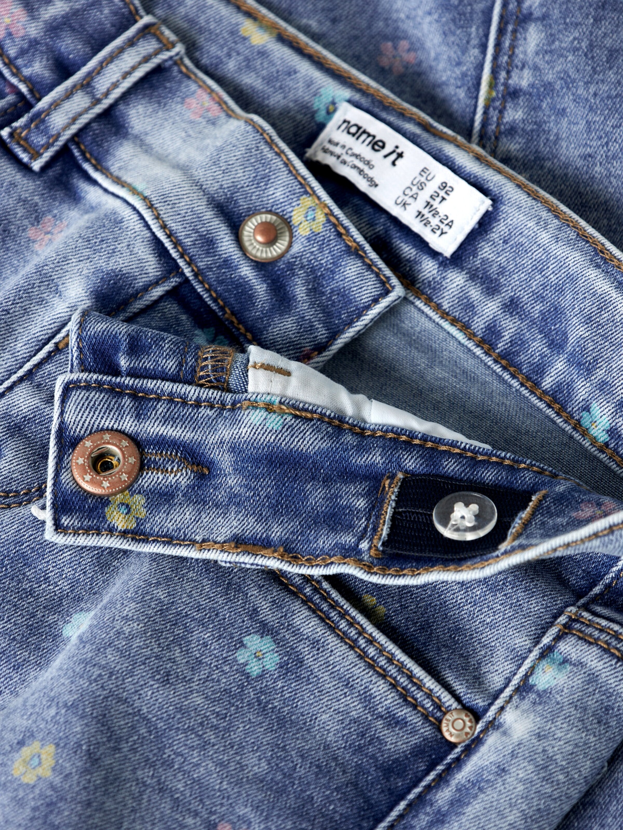 Regular Pantalon 'Salli' NAME IT en bleu