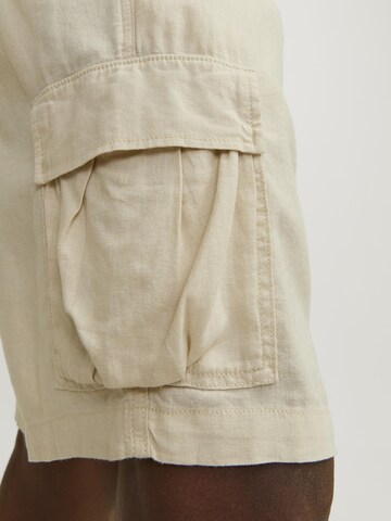 JACK & JONES Loose fit Trousers in Beige