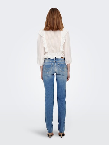 Coupe slim Jean 'Alicia' ONLY en bleu