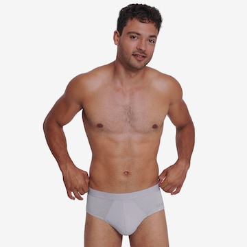 SLOGGI - Cueca 'Go Abc 2.0' em cinzento