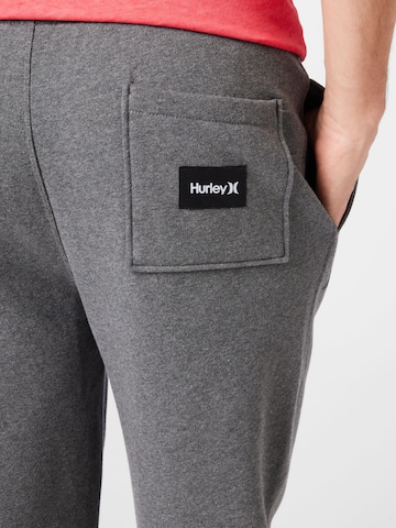 Hurley Tapered Workout Pants in Grey