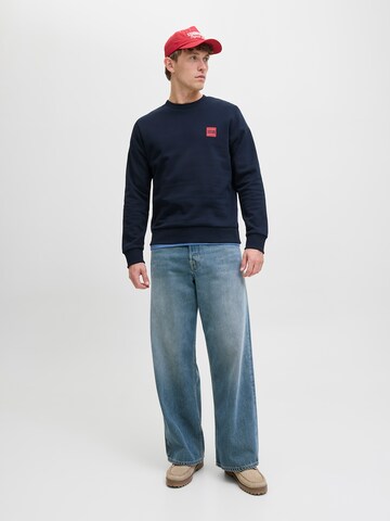JACK & JONES Mikina 'JJBRANDY' - Modrá