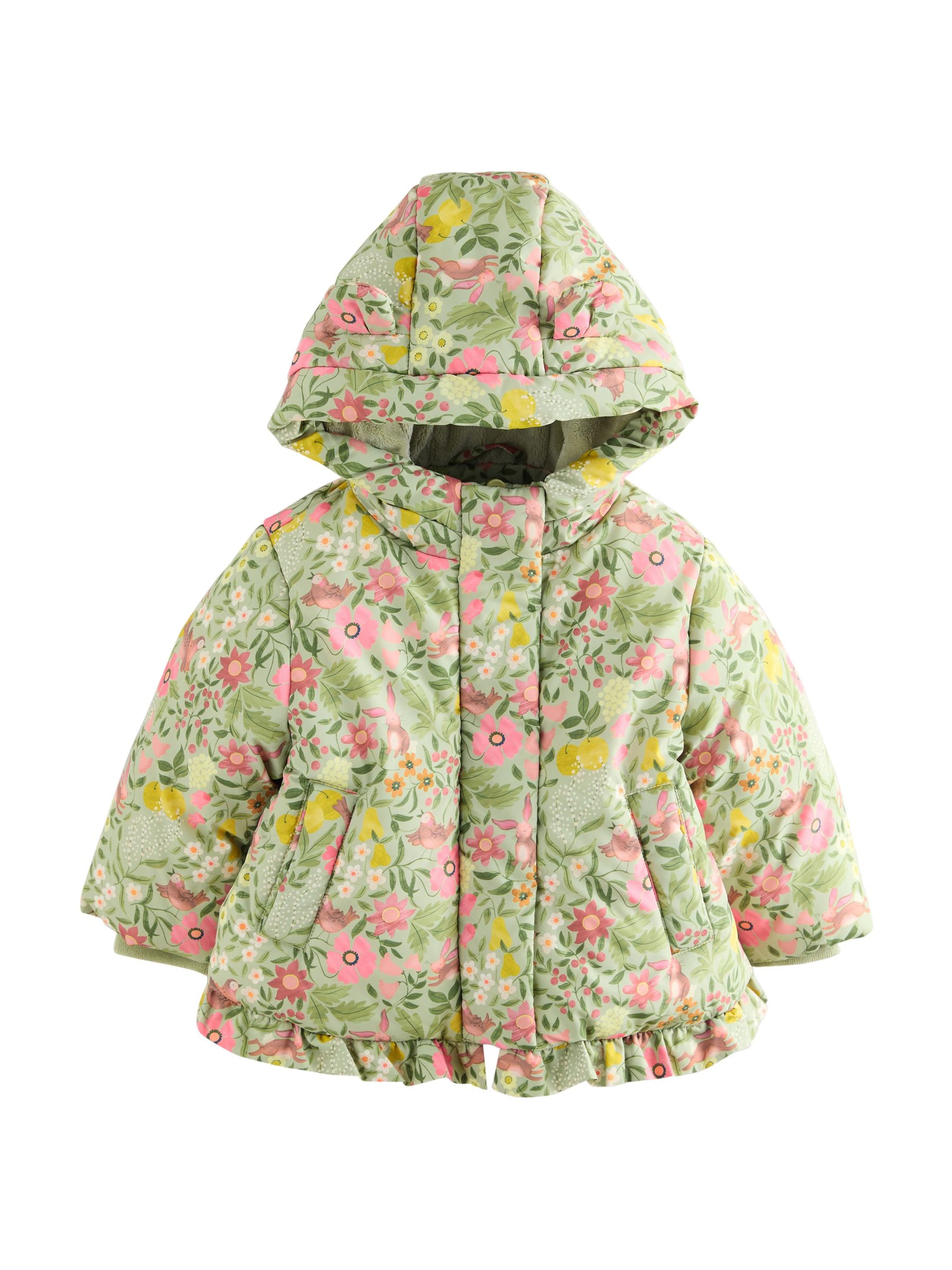 Next Kurtka zimowa w kolorze zielony: przód