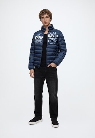 CAMP DAVID - Chaqueta de entretiempo en azul: frente