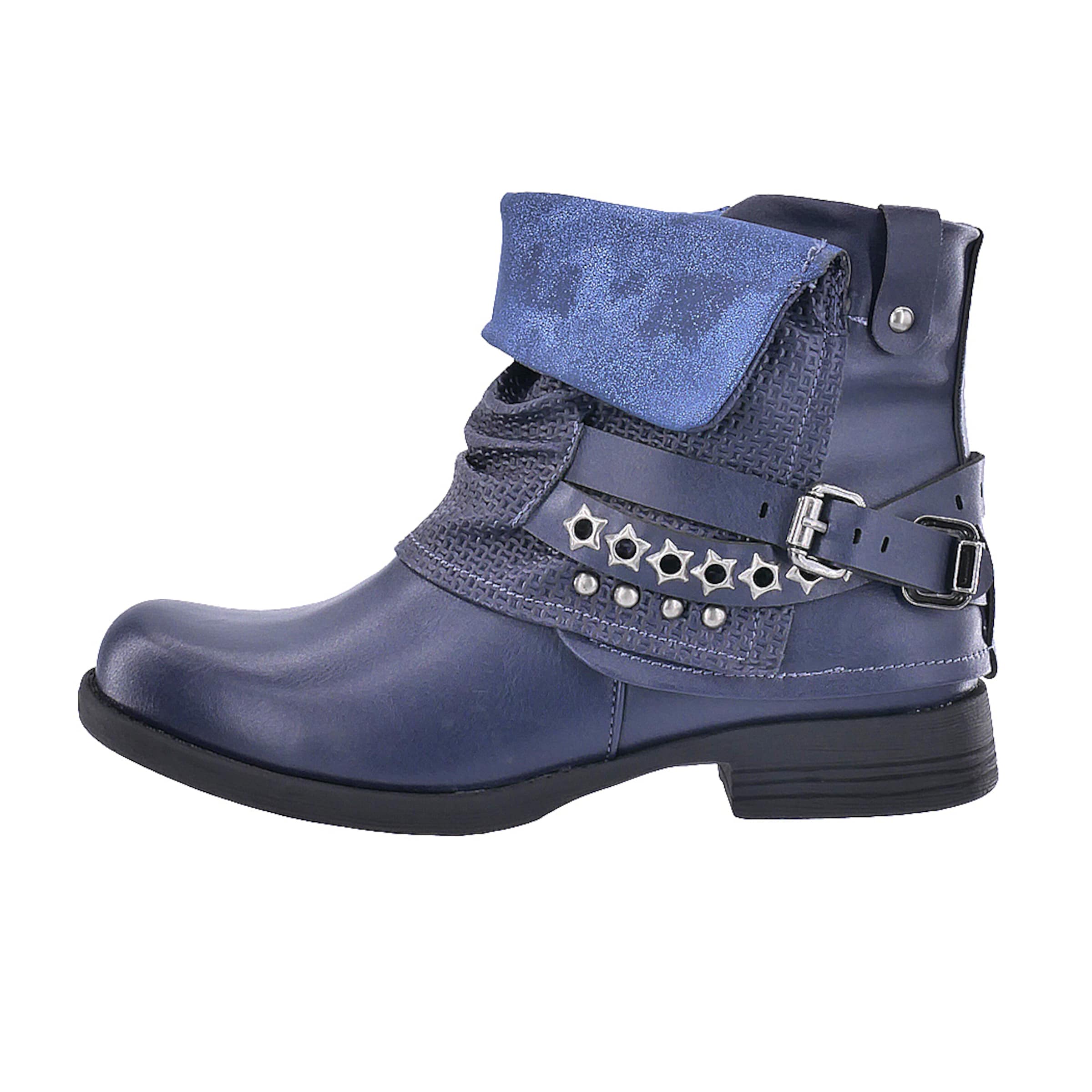 Elara Boots in Blau