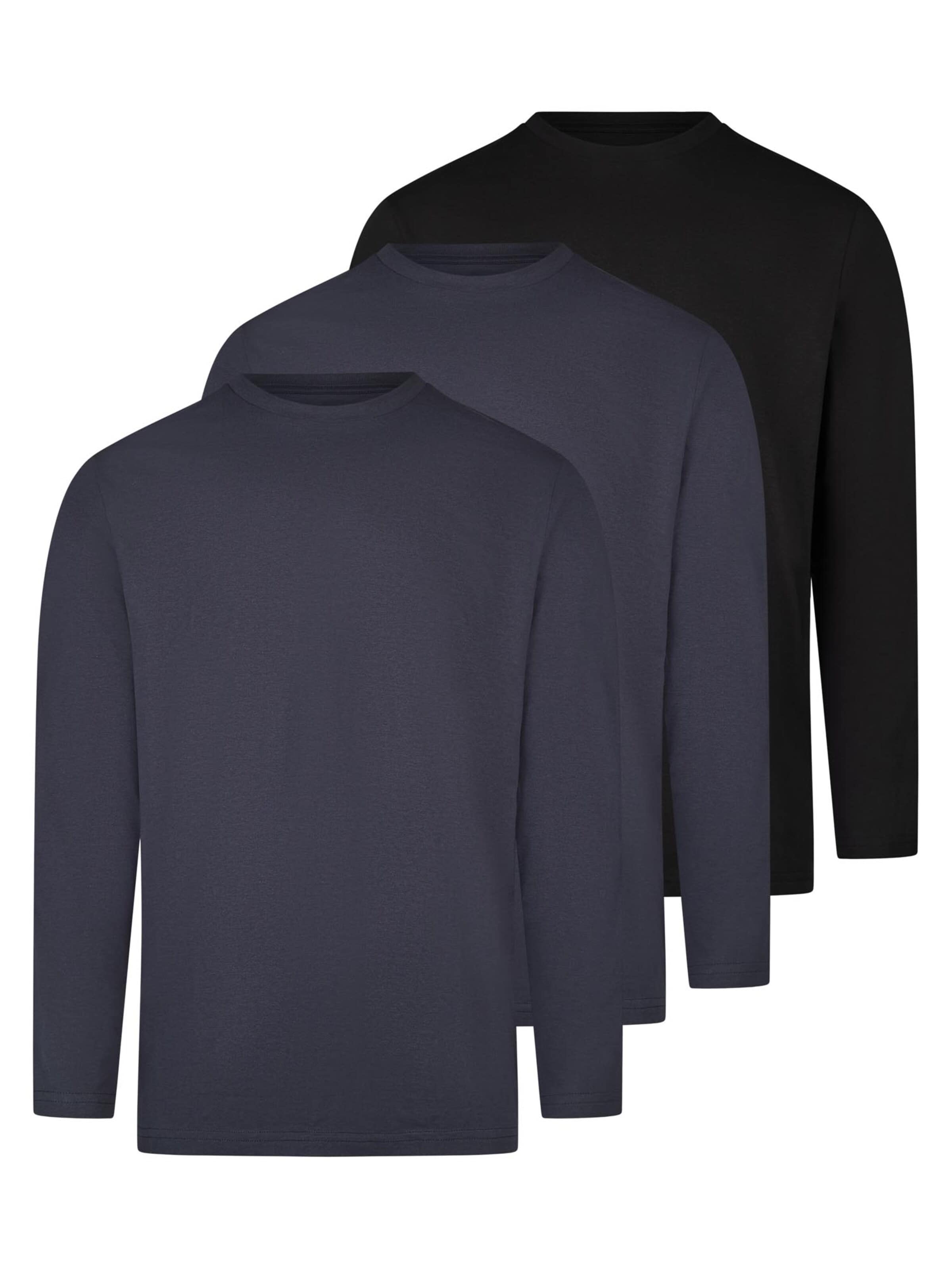 Ragman Shirt 'Basic' in Blue: front
