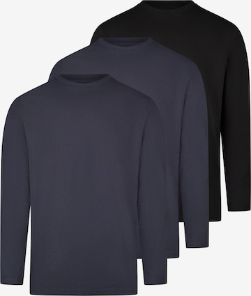 Ragman Shirt 'Basic' in Blue: front