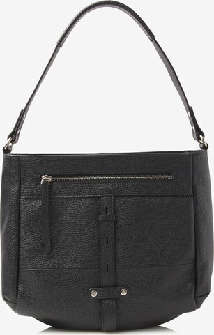 Castelijn & Beerens Shoulder Bag 'Babette Gesso' in Black: front