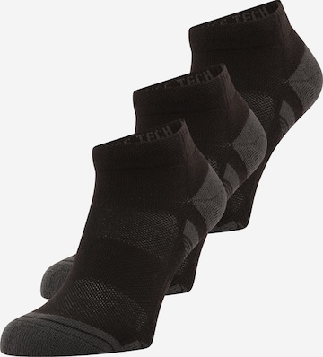 UNDER ARMOUR Športne nogavice | črna barva: sprednja stran