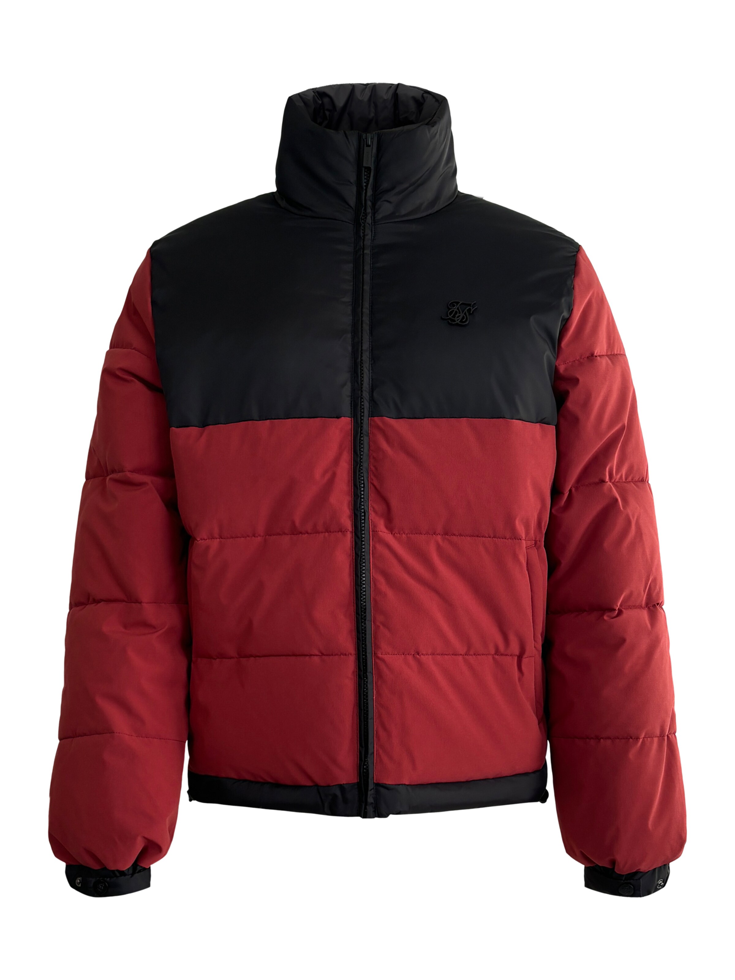 SikSilk Between-season jacket in Red: front
