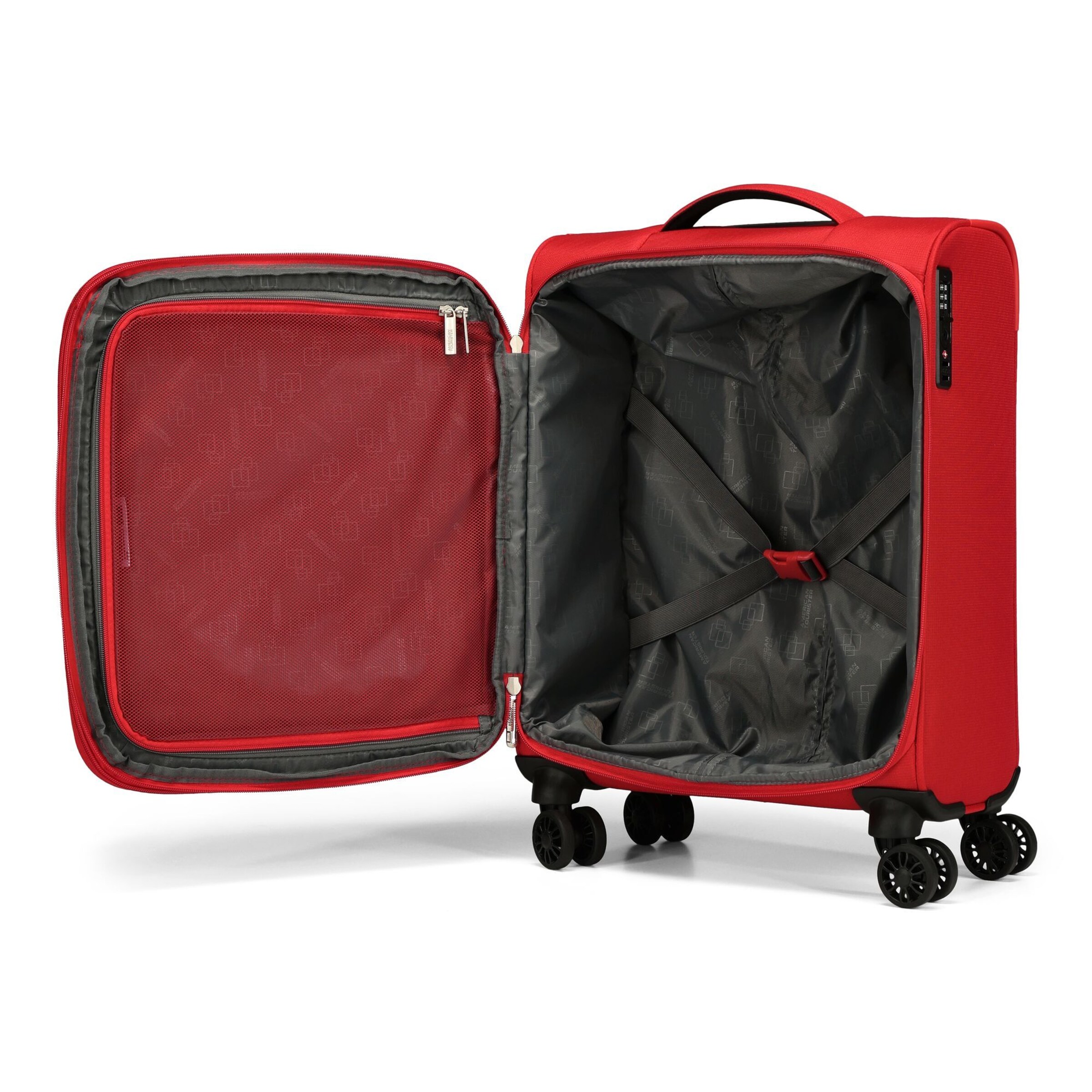 Trolley di American Tourister in rosso