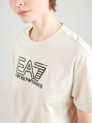 EA7 Emporio Armani Футболка 'TRAIN VISIBILITY' в Бежевый