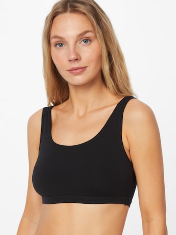 SCHIESSER Bralette Bra in Black: front