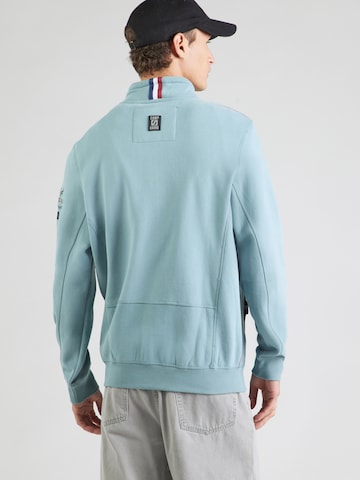 CAMP DAVID Zip-Up Hoodie in Blue