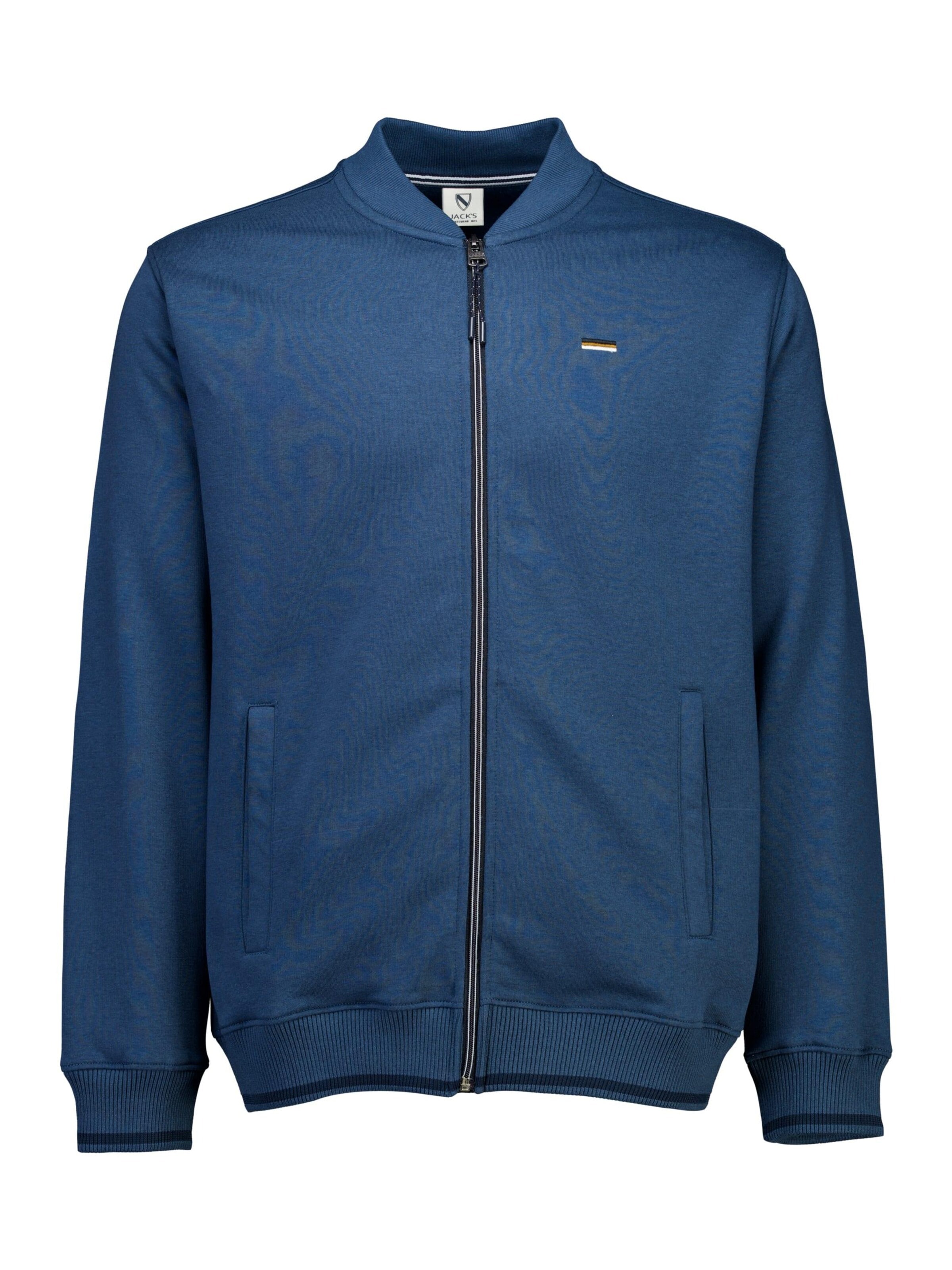 Vestes en maille Jack's en bleu : devant