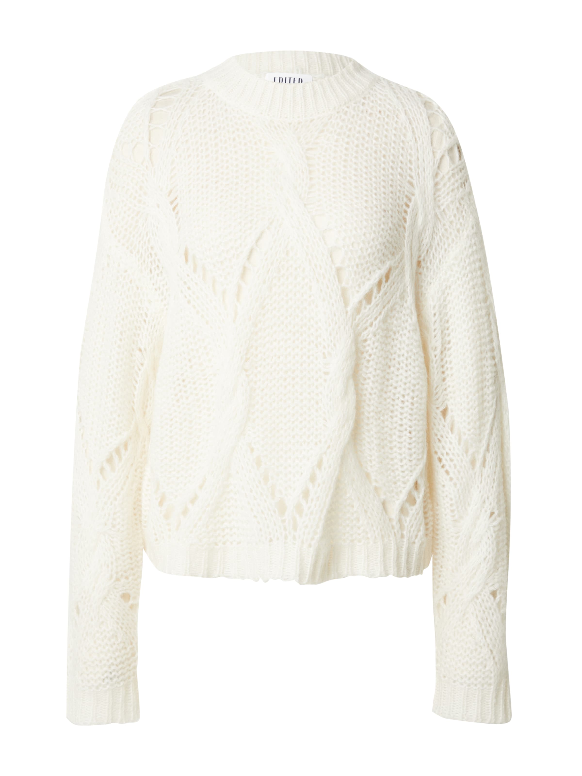 balts EDITED Džemperis 'Gwendolyn': no priekšpuses