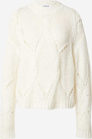 EDITED Sweater 'Gwendolyn' in White: front