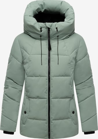 Veste d’hiver 'Kuscheltatze XVI' MARIKOO en vert : devant