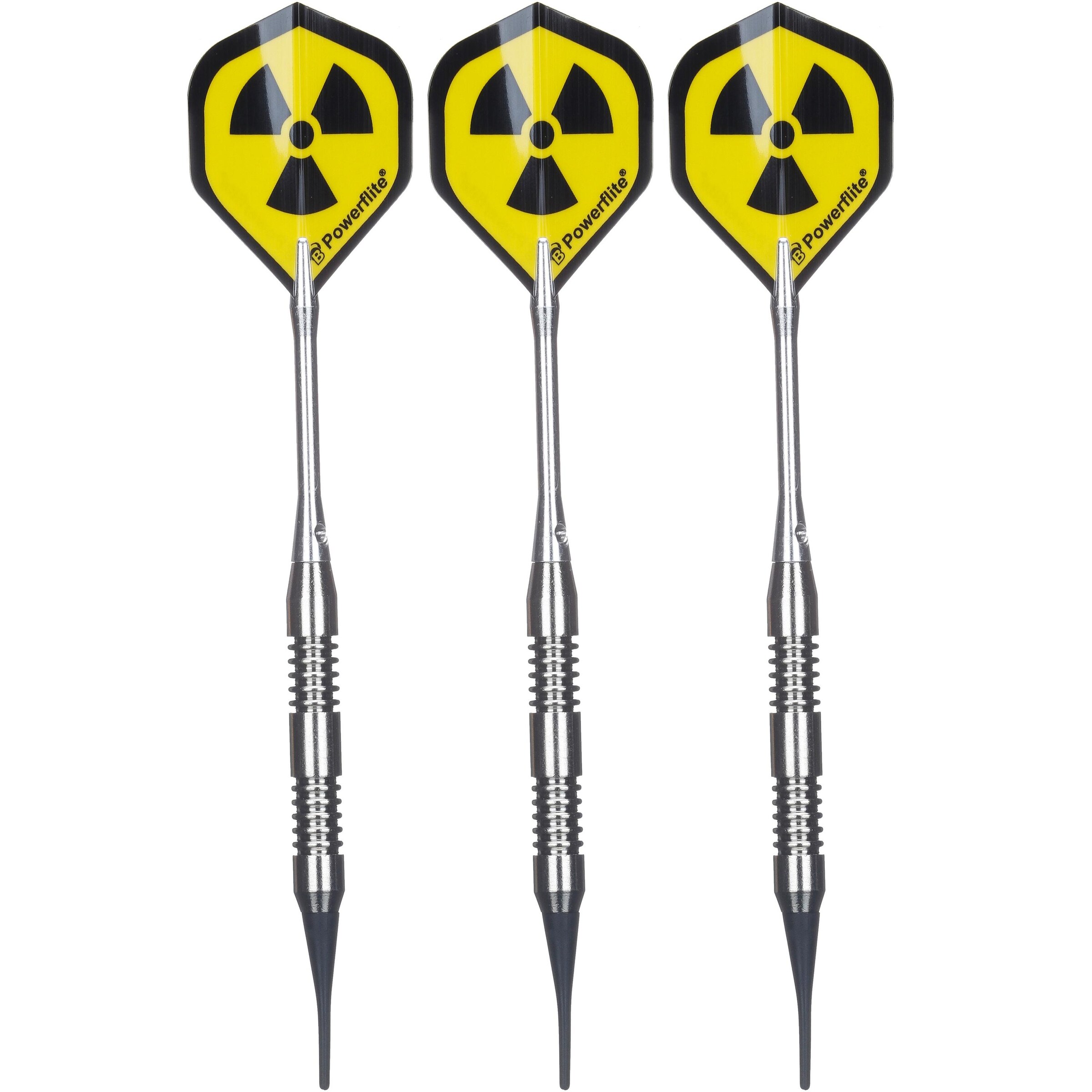 BULL'S Dartpfeil 'Mission' in Silber: Vorderseite