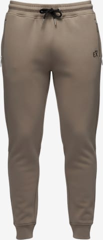 Ombre Tapered Broek 'Eximio' in Bruin: voorkant