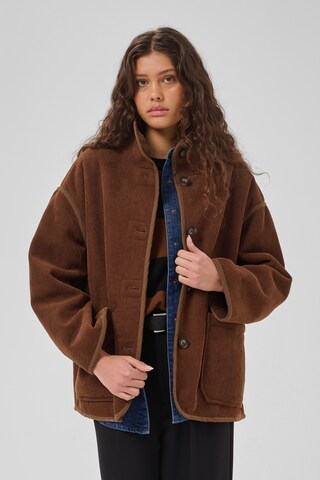 My Essential Wardrobe Winter Jacket 'Funa' in Brown: front