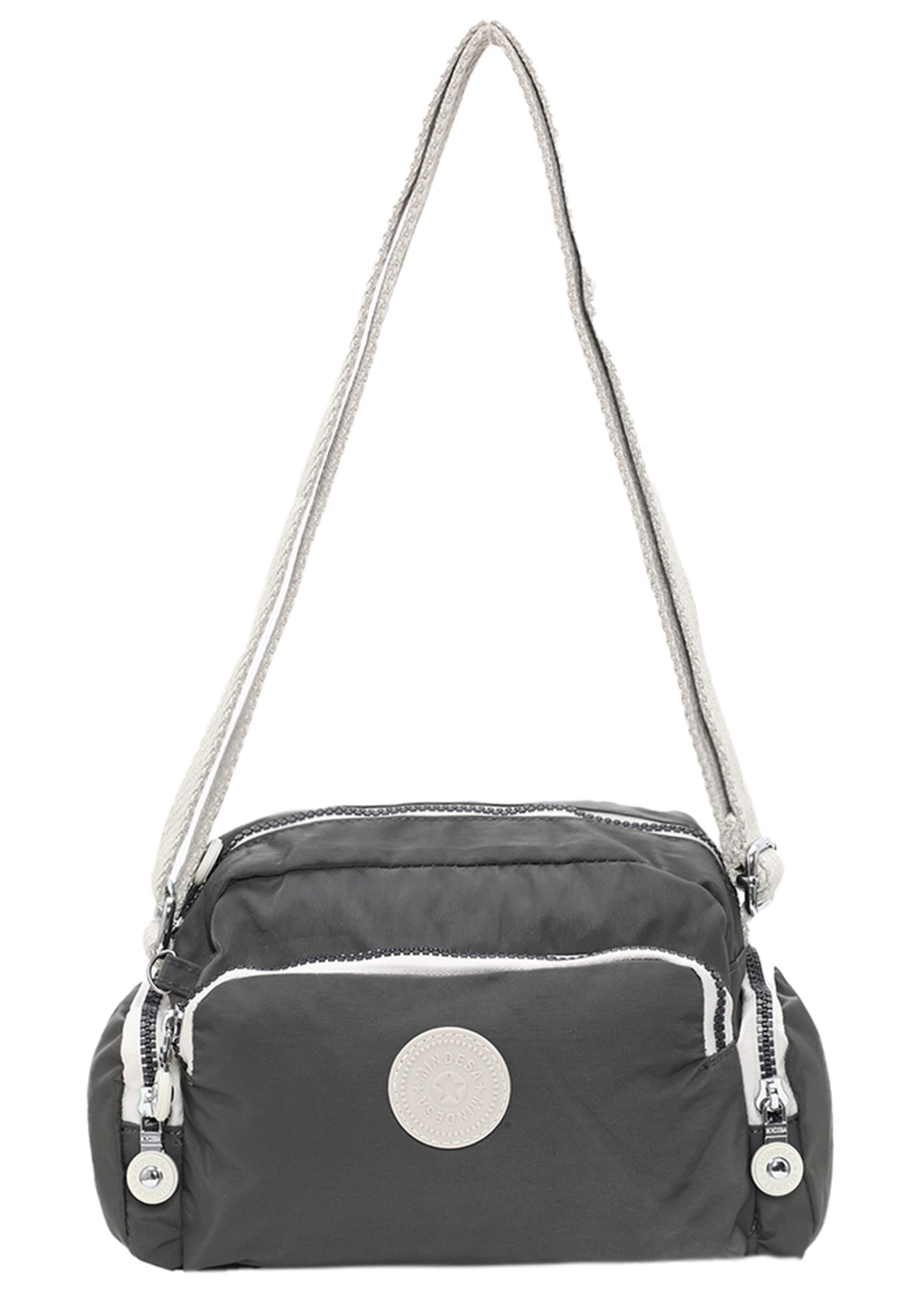 Mindesa - Mala de ombro em cinzento: frente