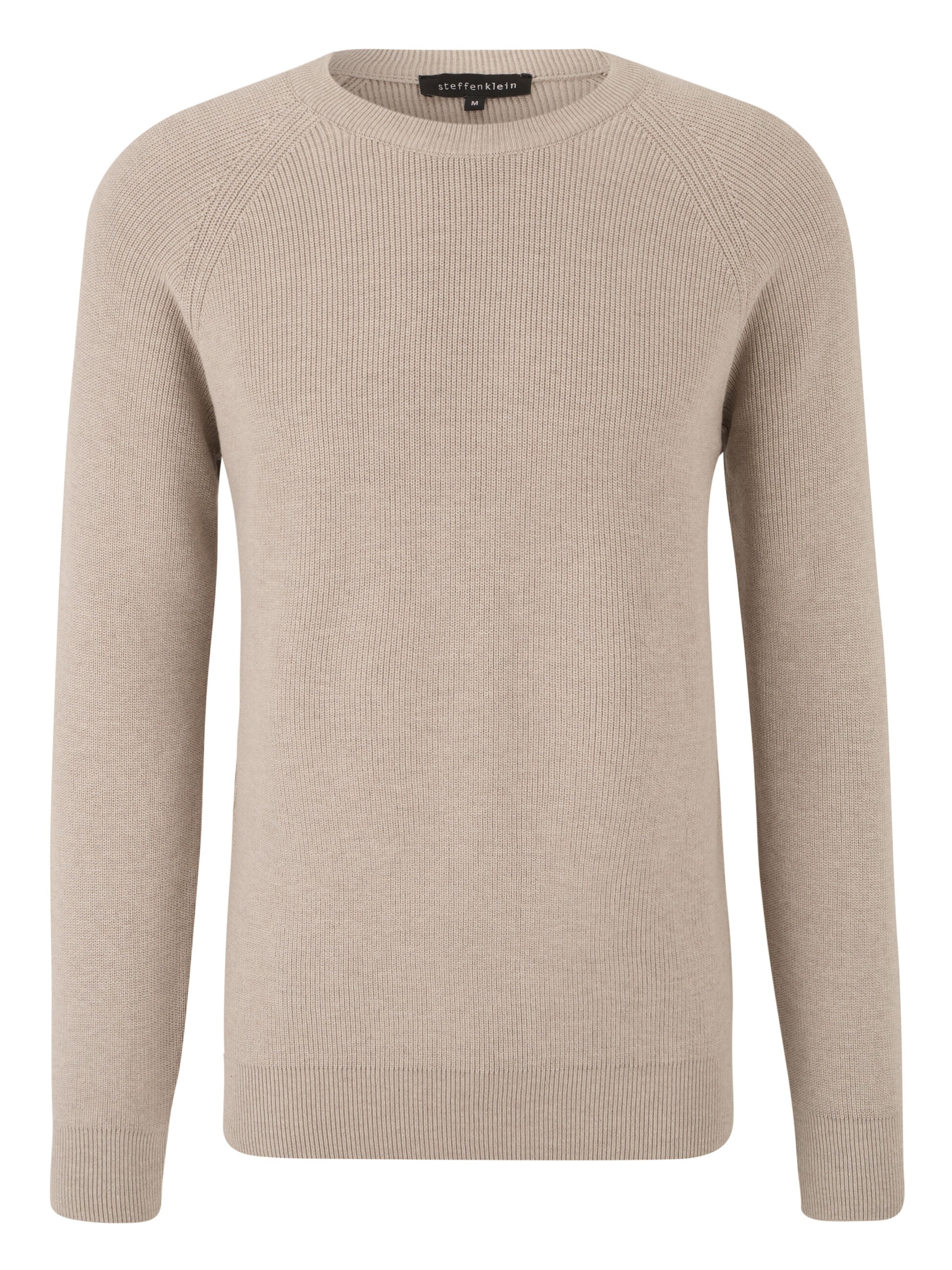 Pull-over Steffen Klein en beige : devant