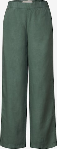 STREET ONE Wide leg Pants in Green: front