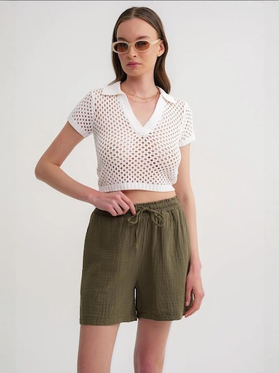 MixRay Calças em cáqui, Vista do artigo