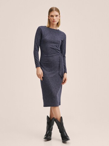 MANGO Knitted dress 'FERTIM' in Blue