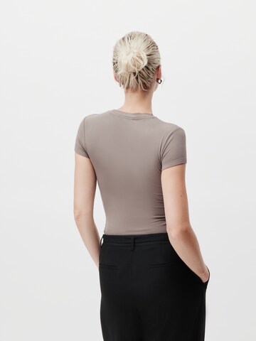 LeGer by Lena Gercke Tričko 'Cindy' - Hnedá