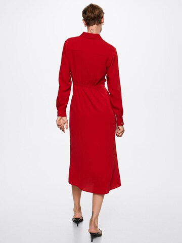 MANGO Shirt Dress 'Wings' in Red