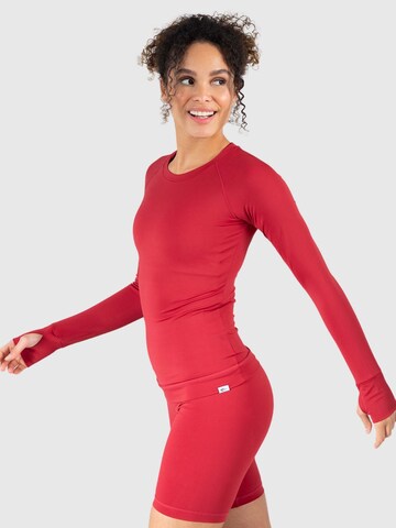 Smilodox Functioneel shirt 'Lorie' in Rood