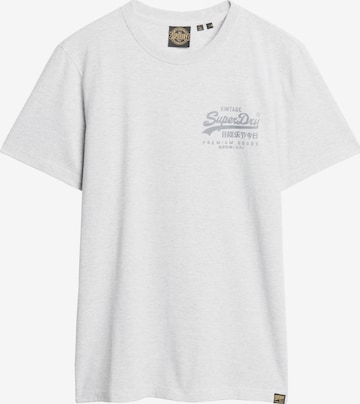 Superdry - Camiseta 'Heritage' en gris: frente