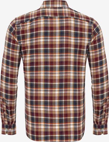 Felix Hardy Regular fit Button Up Shirt in Red