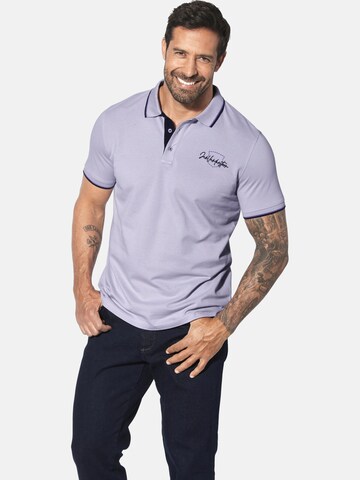 T-Shirt ' Perder ' Jan Vanderstorm en violet : devant