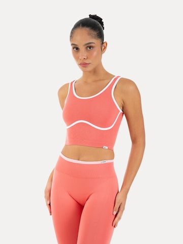 Smilodox Sporttop in Roze: voorkant
