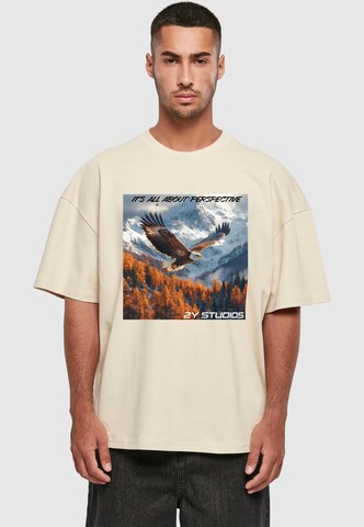 2Y Studios Shirt 'Mountain View' in Beige: Vorderseite