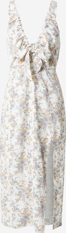 Abercrombie & Fitch Φόρεμα κοκτέιλ σε λευκό: μπροστά