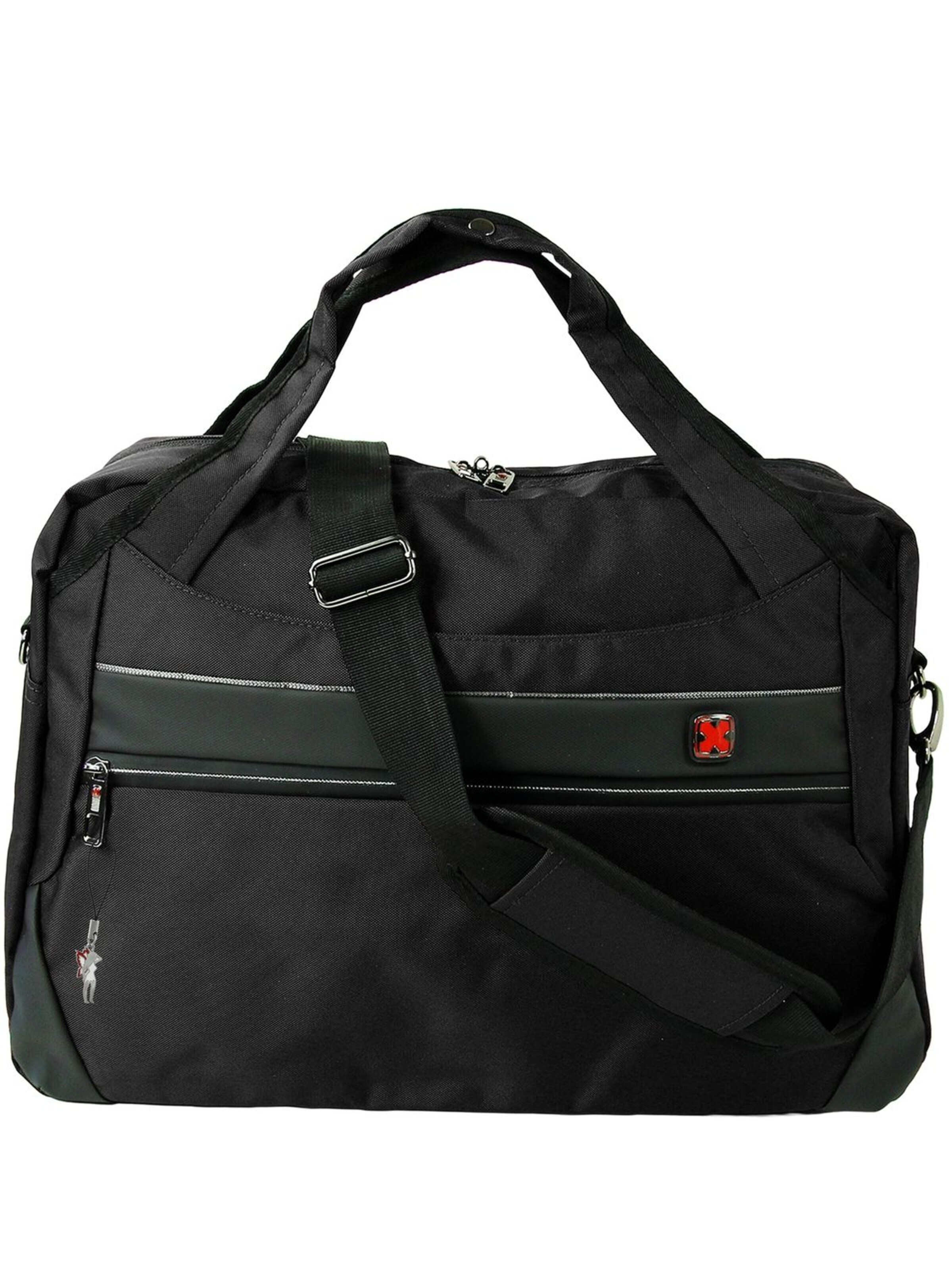 Travel N Meet Travel Bag in Black: front