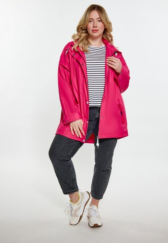 Schmuddelwedda Between-seasons coat in Pink