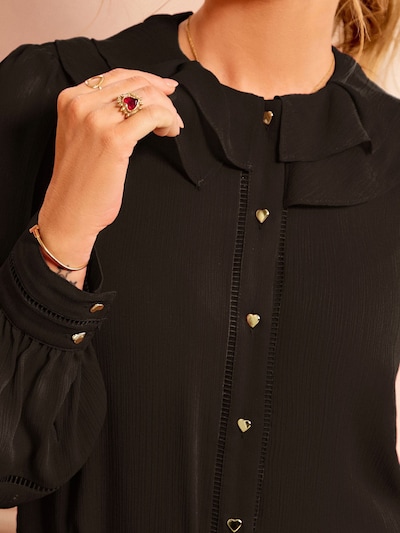 love & roses Bluse i sort, Produktvisning