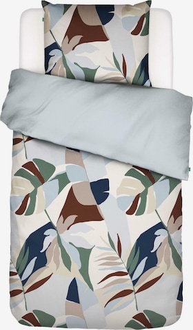 COVERS & CO Duvet Cover 'Leaf me alone' in Blue: front