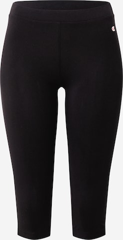 Champion Authentic Athletic Apparel Slimfit Spodnie sportowe w kolorze czarny: przód