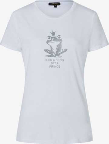 T-shirt MORE & MORE en blanc : devant