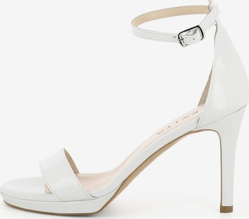 EVITA Sandalen met riem 'CANDIDA' in Wit: voorkant