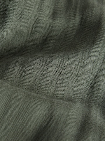 The Set Wide leg Pleat-front trousers in Brown