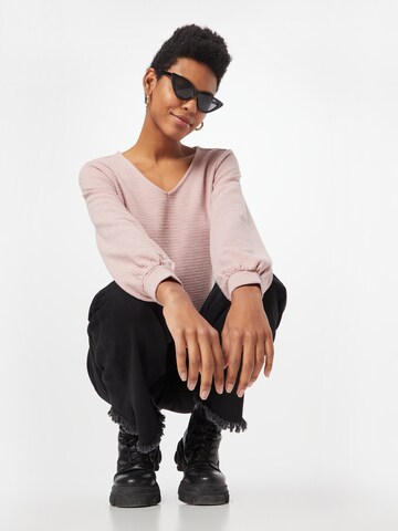 ABOUT YOU - Sweatshirt 'Janett' em rosa